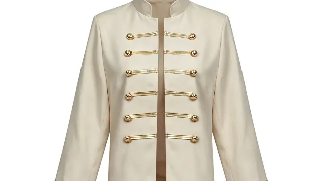 Steampunk Stand-Collar Jackets: Gold Trim and Victorian Tailoring
