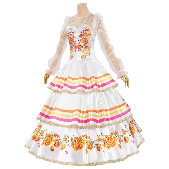 2025 Day of the Dead Barbie-Style Cosplay Dress for Stage detail 1