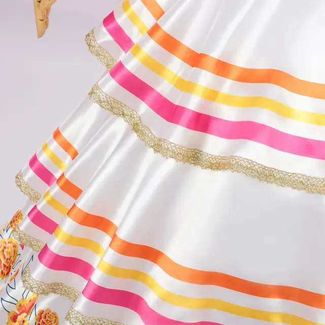 2025 Day of the Dead Barbie-Style Cosplay Dress for Stage detail 4