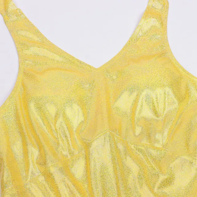70s 80s Disco Shiny Flared Jumpsuit Halloween Cosplay Costume detail 11