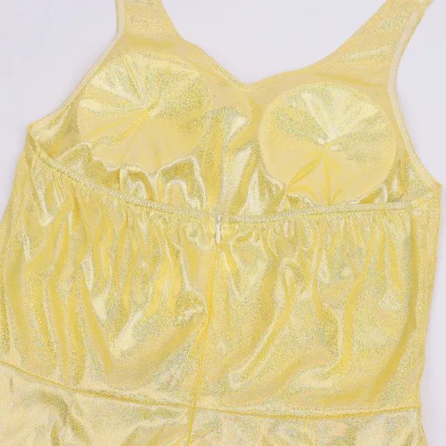 70s 80s Disco Shiny Flared Jumpsuit Halloween Cosplay Costume detail 13