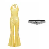 Disco Jumpsuit - Yellow