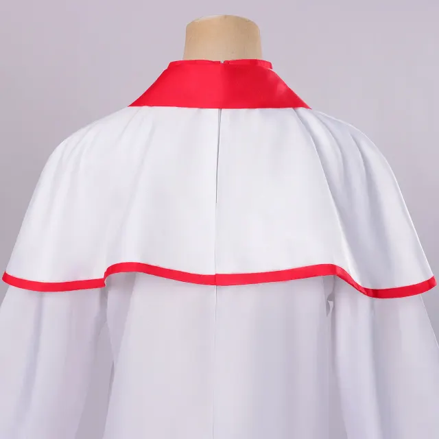 detalle de Disfraz cosplay completo de anime en rojo acento 4