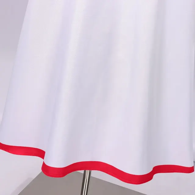 detalle de Disfraz cosplay completo de anime en rojo acento 9