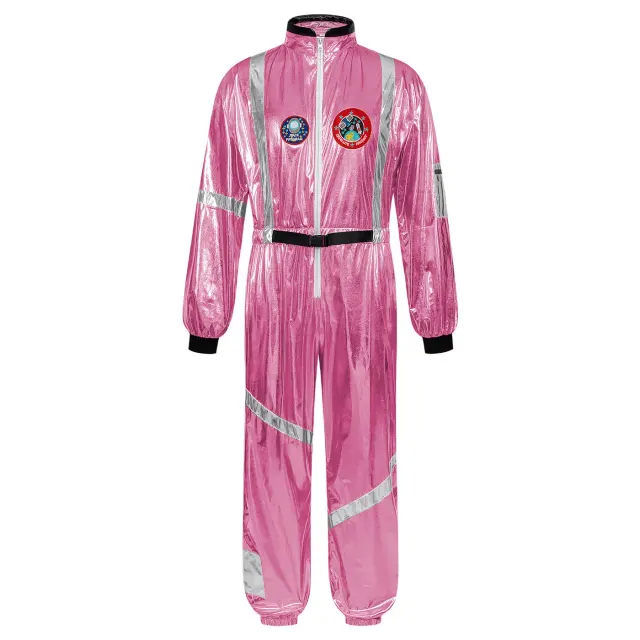 Adult 70s Space Hippie Cosplay Costume for Halloween Party detail 14