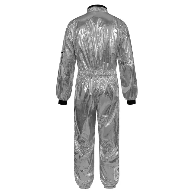 Adult 70s Space Hippie Cosplay Costume for Halloween Party detail 18
