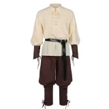 Caribbean Pirate Set - Beige/Brown