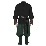 Caribbean Pirate Set - Black/Green