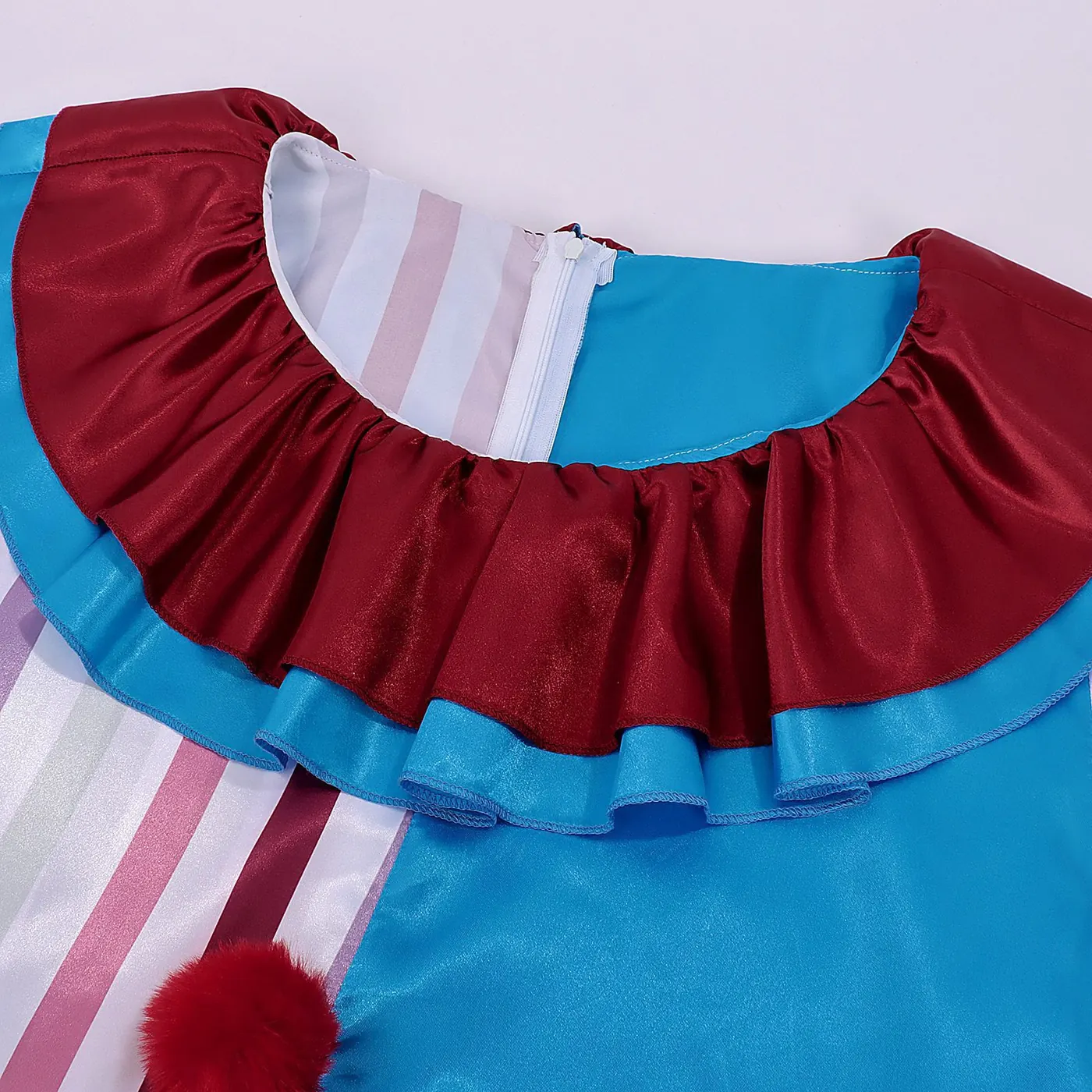 Adult Evil Clown Halloween Cosplay Jumpsuit Costume detail 1