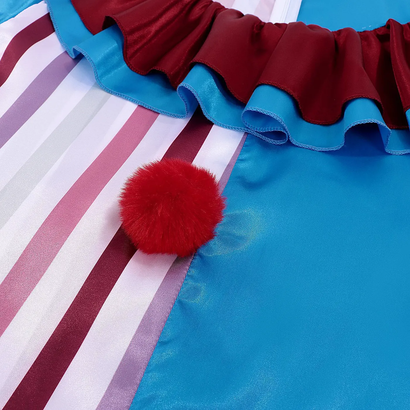 Adult Evil Clown Halloween Cosplay Jumpsuit Costume detail 2