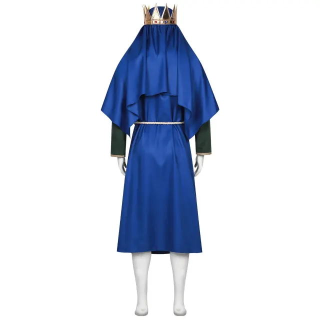 Adult Medieval King Prince Cosplay Costume with Cape detail 6