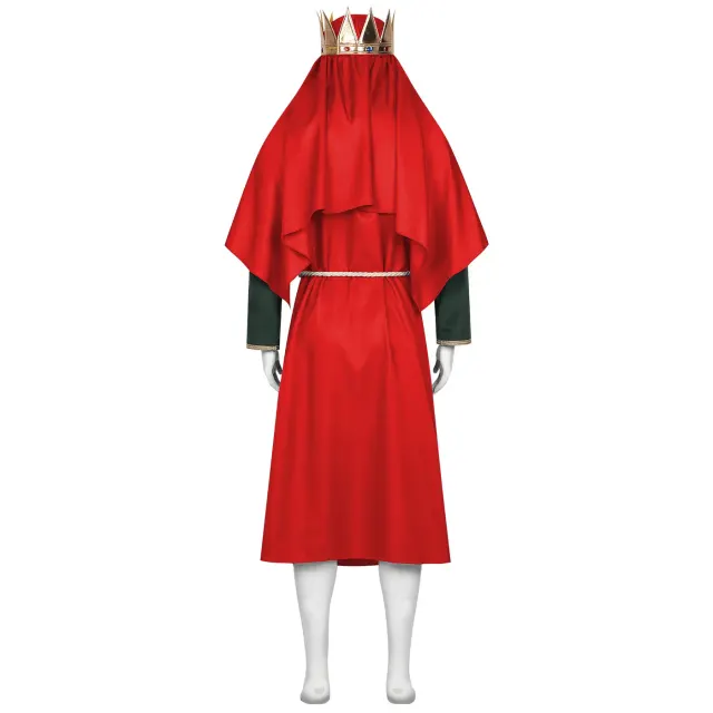 Adult Medieval King Prince Cosplay Costume with Cape detail 7