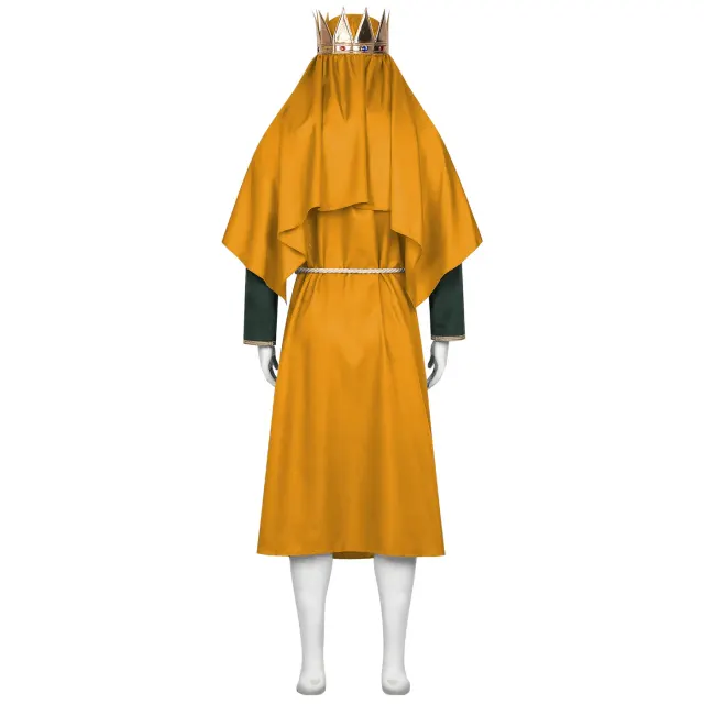 Adult Medieval King Prince Cosplay Costume with Cape detail 8