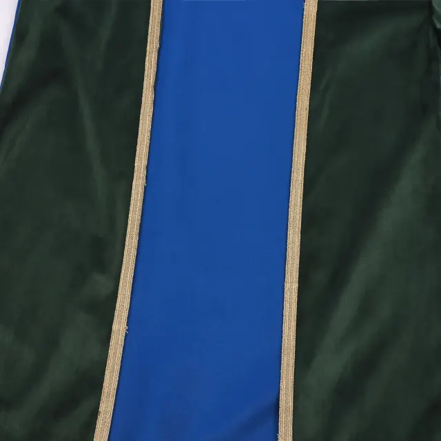 Adult Medieval King Prince Cosplay Costume with Cape detail 10