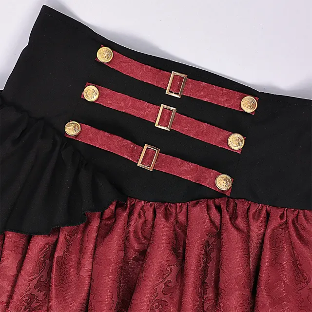 Adult Pirate Couple Cosplay Costume Halloween Stage Set detail 10