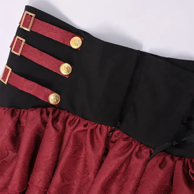 Adult Pirate Couple Cosplay Costume Halloween Stage Set detail 13