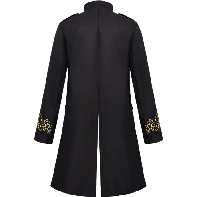 Adult Unisex Embroidered Medieval Steampunk Halloween Jacket detail 4