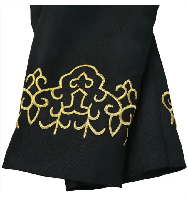 Adult Unisex Embroidered Medieval Steampunk Halloween Jacket detail 9