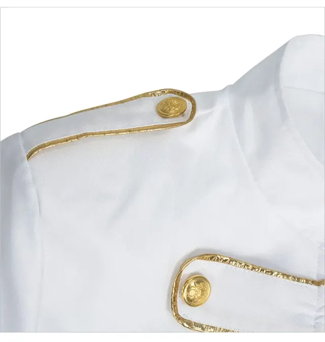 Adult Unisex Embroidered Medieval Steampunk Halloween Jacket detail 14