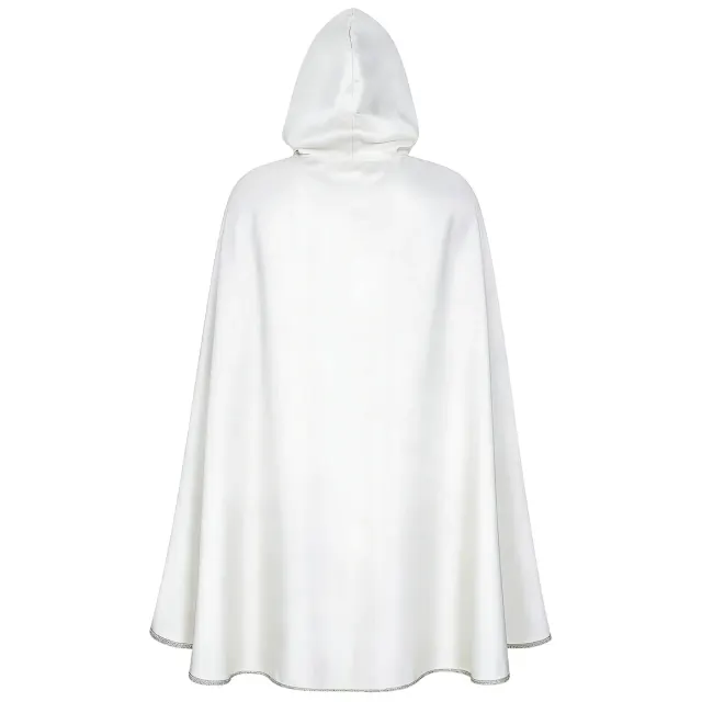 Adult Viking Hooded Cape Renaissance Medieval Cosplay Costume detail 8