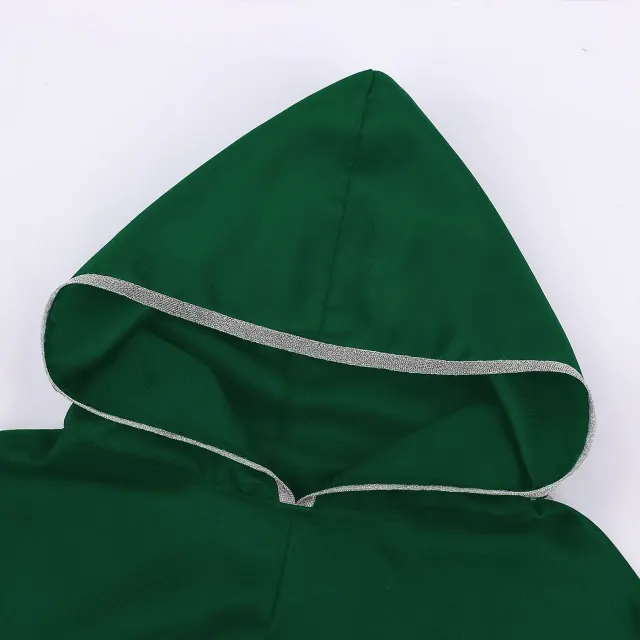 Adult Viking Hooded Cape Renaissance Medieval Cosplay Costume detail 14