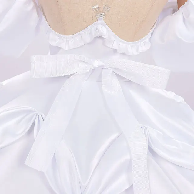 Alien Stage Sua Off-Shoulder White Puff Cosplay Dress detail 9