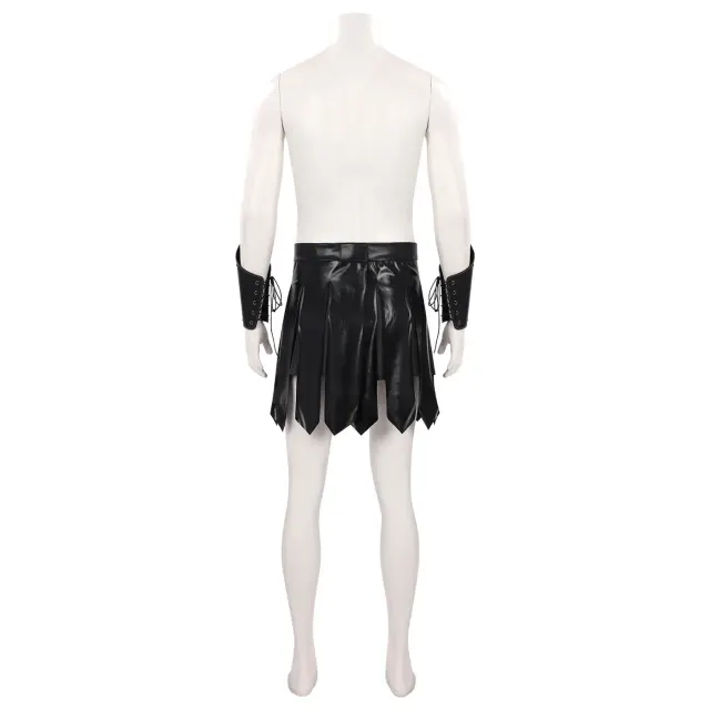 Ancient Greek Roman Gladiator Cosplay Costume Set detail 1