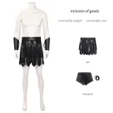 Gladiator Leather Skirt Set