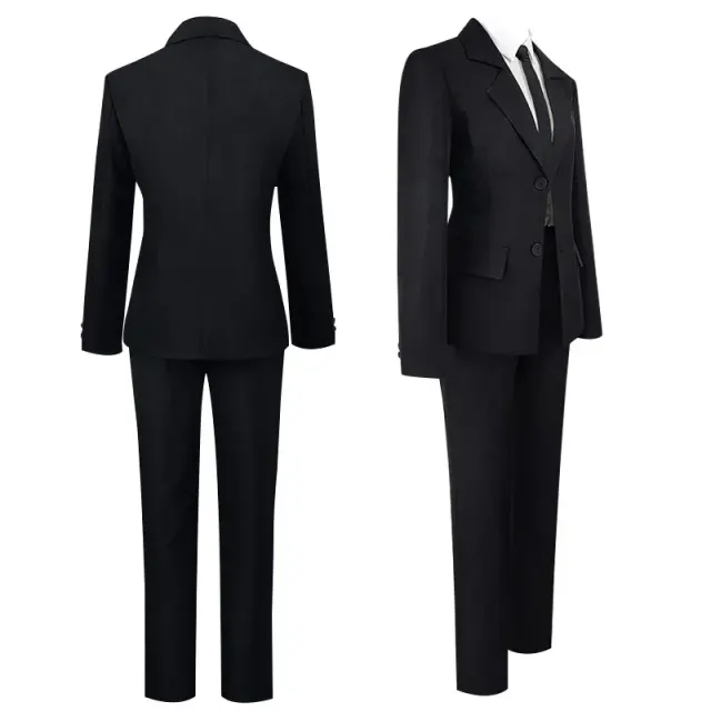 Anime Devil Hunter Cosplay Costume Set with Trench Coat detail 6