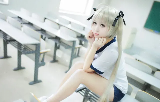 Anime-Inspired School Gym Uniform Cosplay Costume for Women detail 4