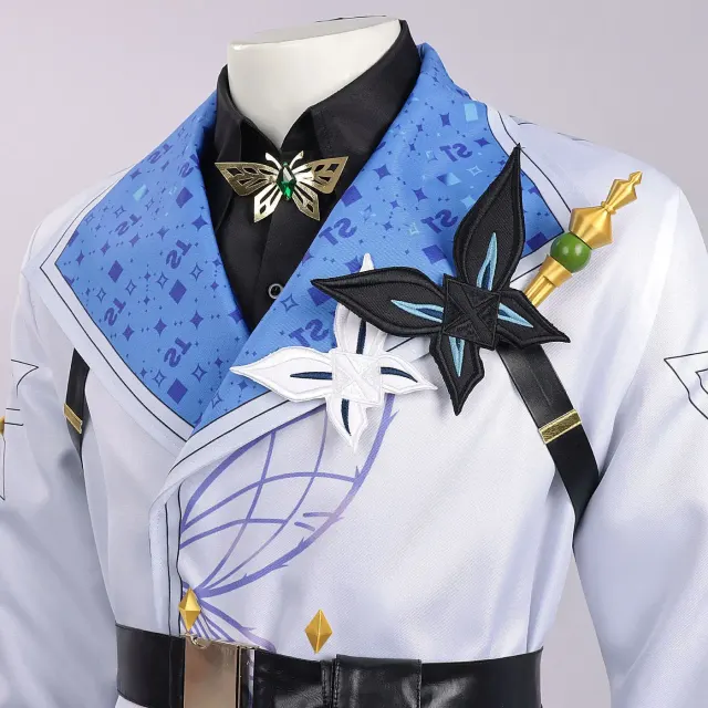 Baizang E.T.D Fourth Team Captain Cosplay Costume detail 4