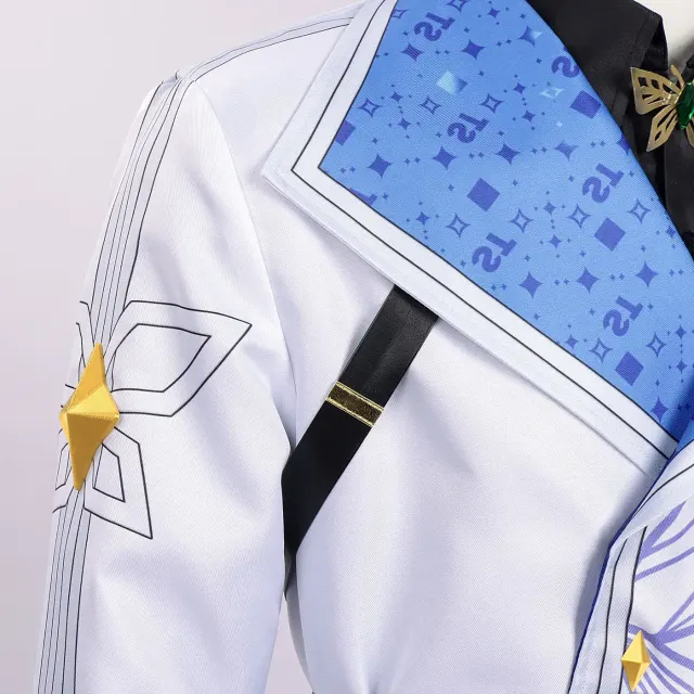 Baizang E.T.D Fourth Team Captain Cosplay Costume detail 5