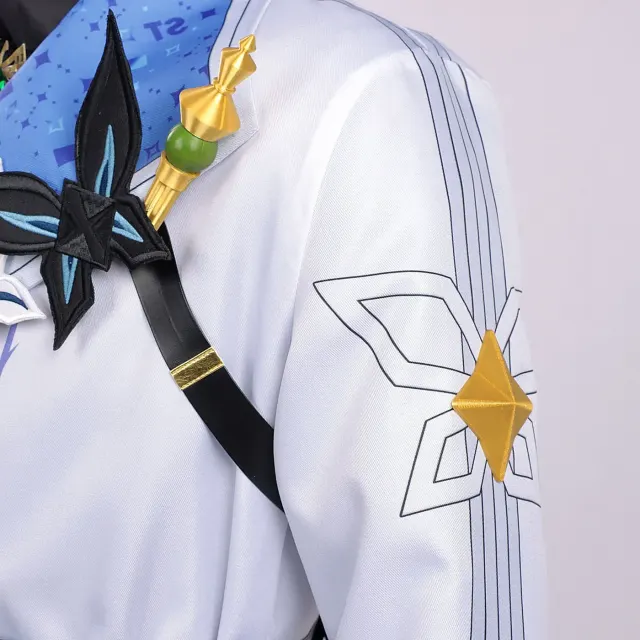 Baizang E.T.D Fourth Team Captain Cosplay Costume detail 6