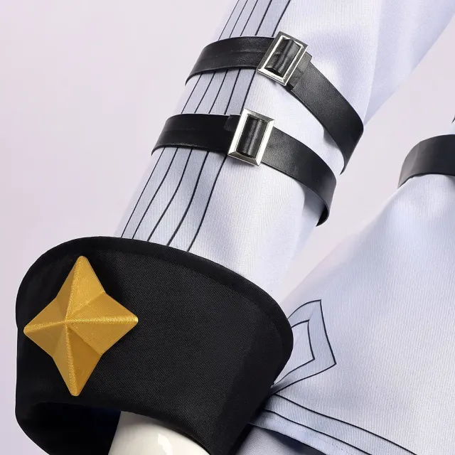 Baizang E.T.D Fourth Team Captain Cosplay Costume detail 8