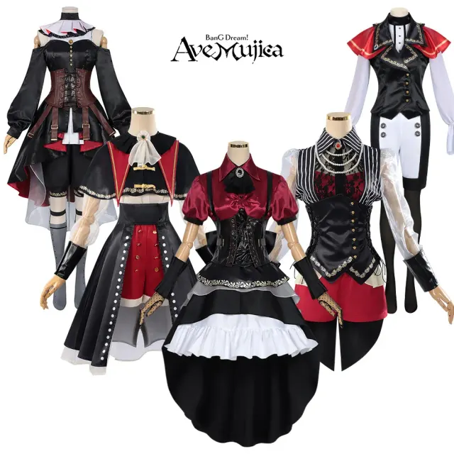 Main product image of a BanG Dream! full cosplay costume set in a sweet Japanese anime style.