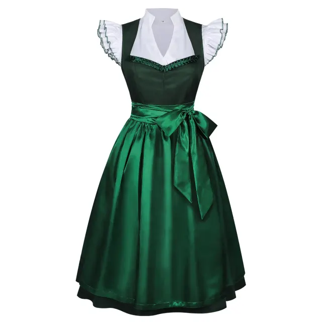 Bayerisches Bierdirndl Oktoberfest Cosplay-Kostüm Detail 4