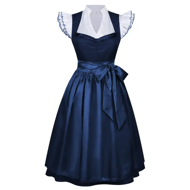 Bayerisches Bierdirndl Oktoberfest Cosplay-Kostüm Detail 18