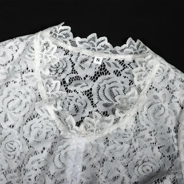 Bavarian Oktoberfest Beer Maid Dress Short Sleeve Lace-Up Costume detail 5