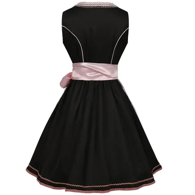 Bavarian Oktoberfest Maid Dress for Halloween Cosplay Stage detail 3