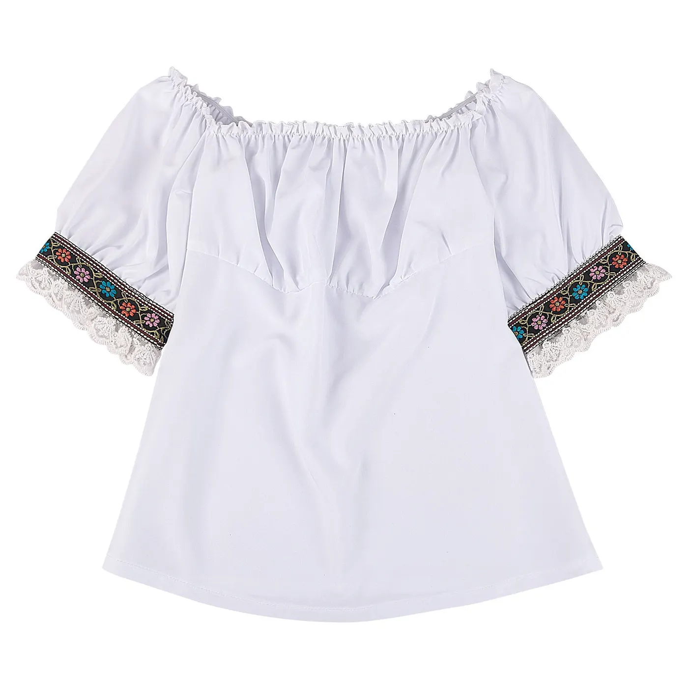 Women's Beer Festival Lace Color-Block Maid Dress Set detail 1