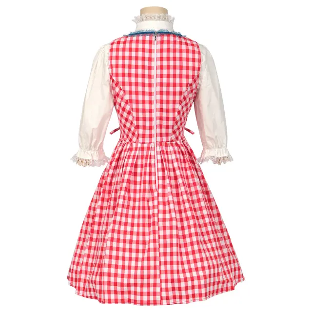 Ensemble robe de serveuse à dentelle et blocs de couleurs pour femme – Fête de la bière détail 15