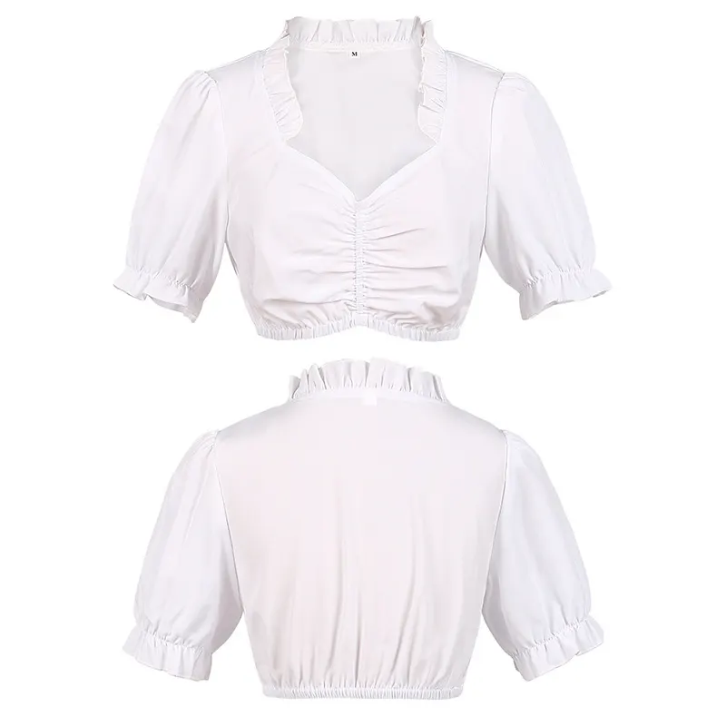 Women's Beer Festival Lace Color-Block Maid Dress Set detail 23