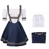 Robe de serveuse à épaules dénudées