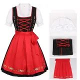 Robe de serveuse - Noir et rouge