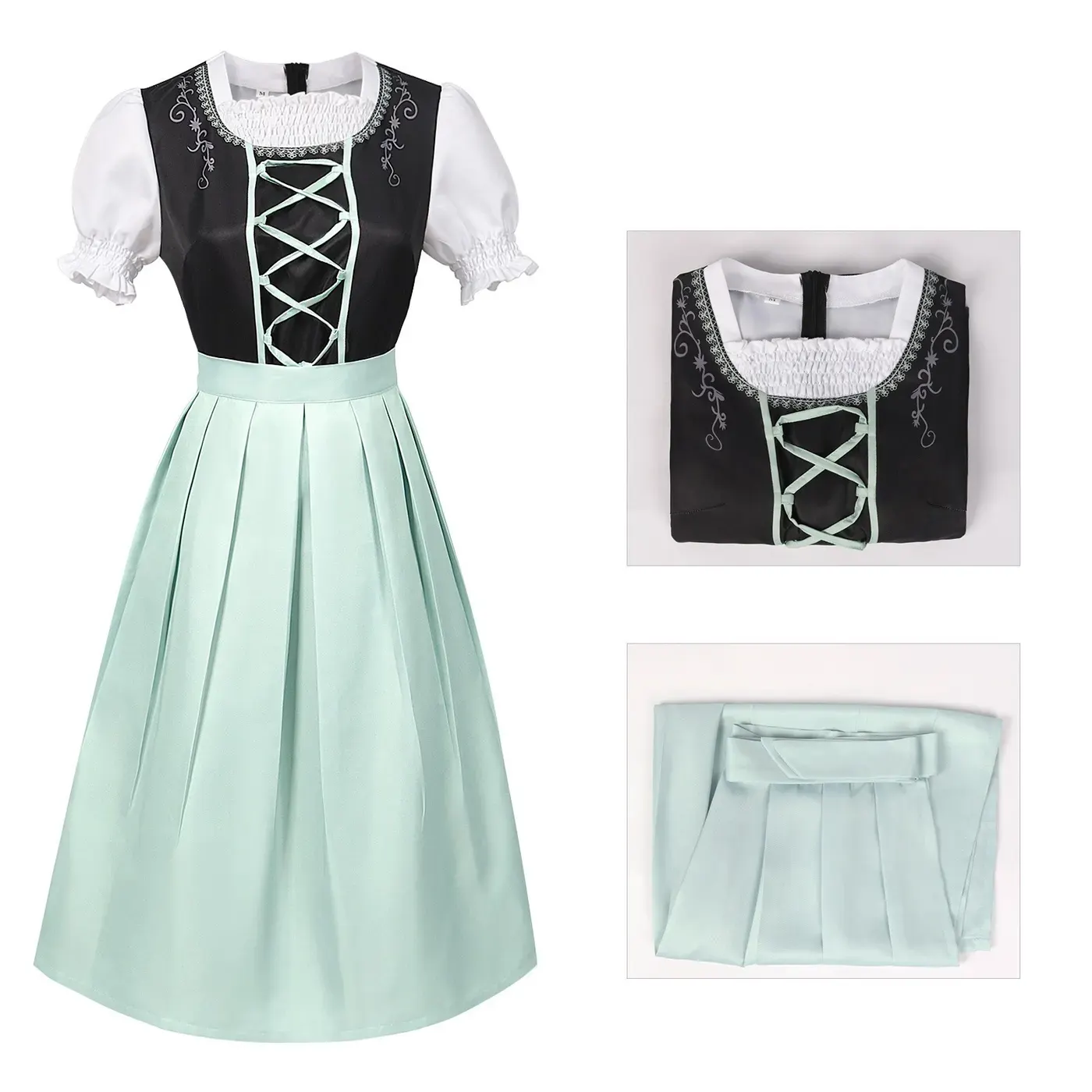 Beer Dress - Black & Green