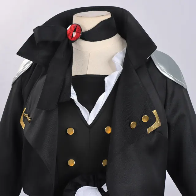 Costume cosplay Catwoman noir pour adultes et enfants détail 4
