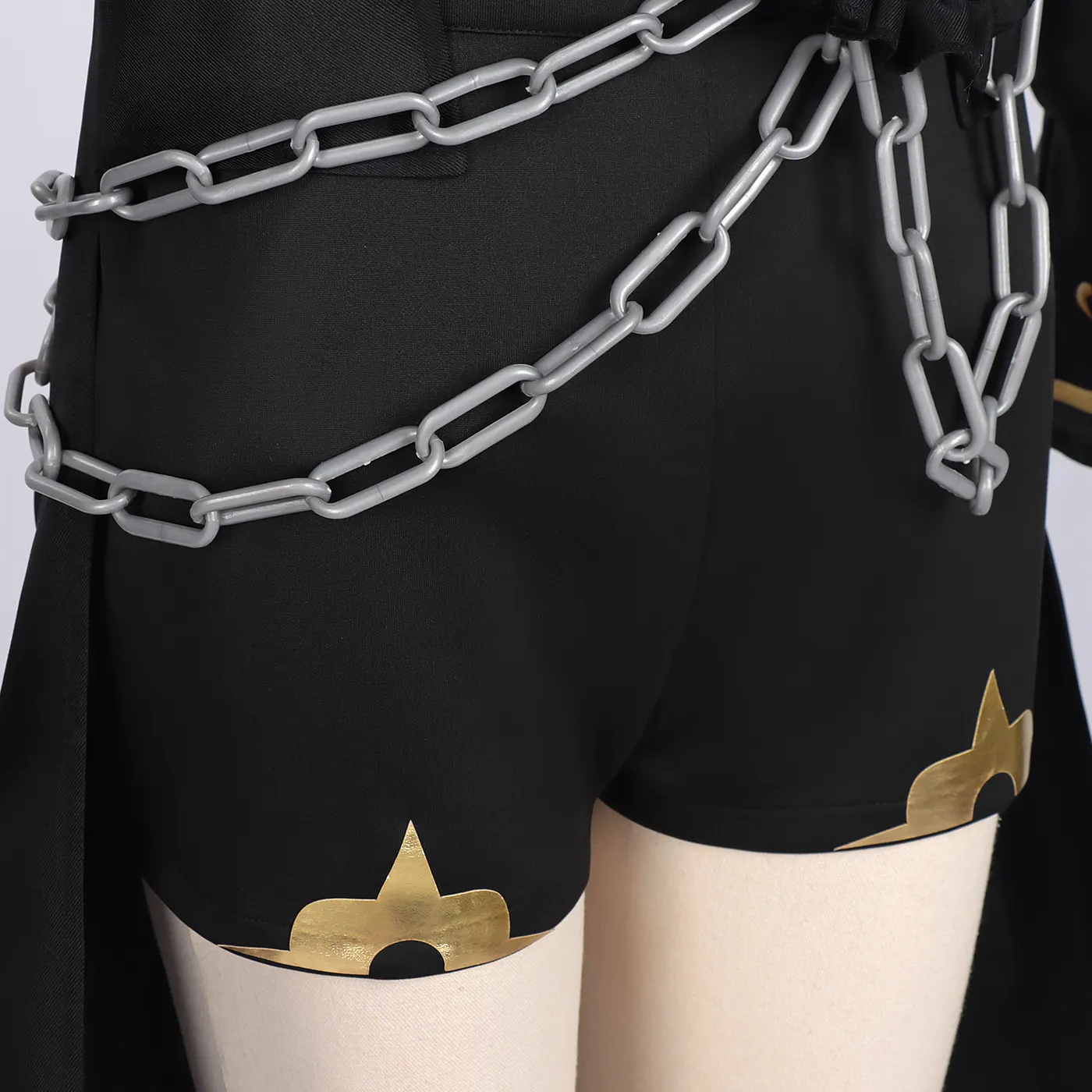 Black Catwoman Cosplay Costume for Adults and Kids detail 6
