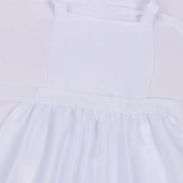 Black and White Nurse Cosplay Costume Halloween Stage Outfit detail 12