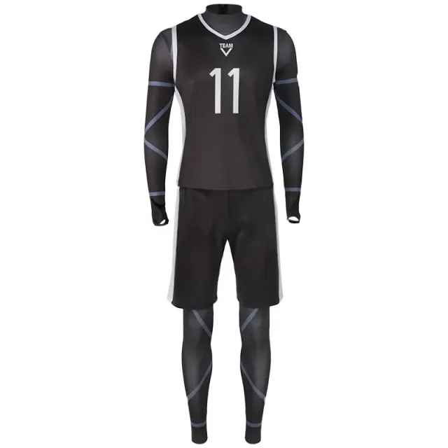 Blue Lock Anime Cosplay Basketball Jersey Set for Women and Men detail 2