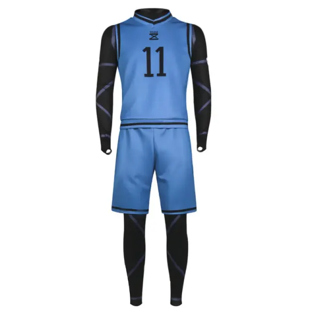 Blue Lock Anime Cosplay Basketball Jersey Set for Women and Men detail 4